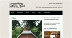 Desktop Screenshot of lebanonunitedmethodist.org